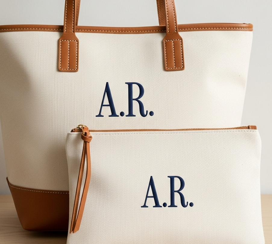 Personalized Monogrammed Bag Set