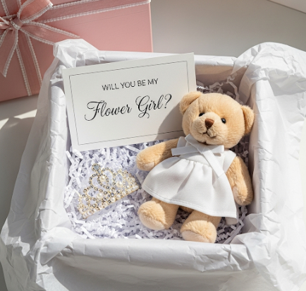 The Perfect Way to Ask Your Flower Girl