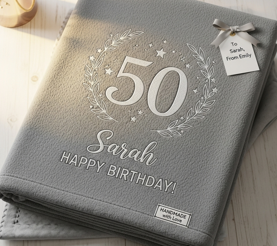 Wrap Them in Warmth and Love with a Custom Birthday Blanket