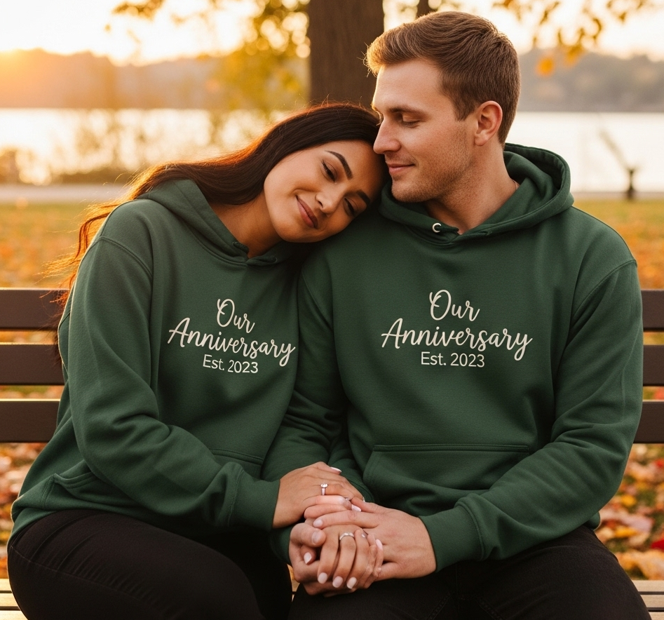 Anniversary Couple Hoodies