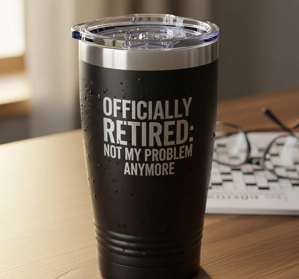 The Officially Retired Tumbler
