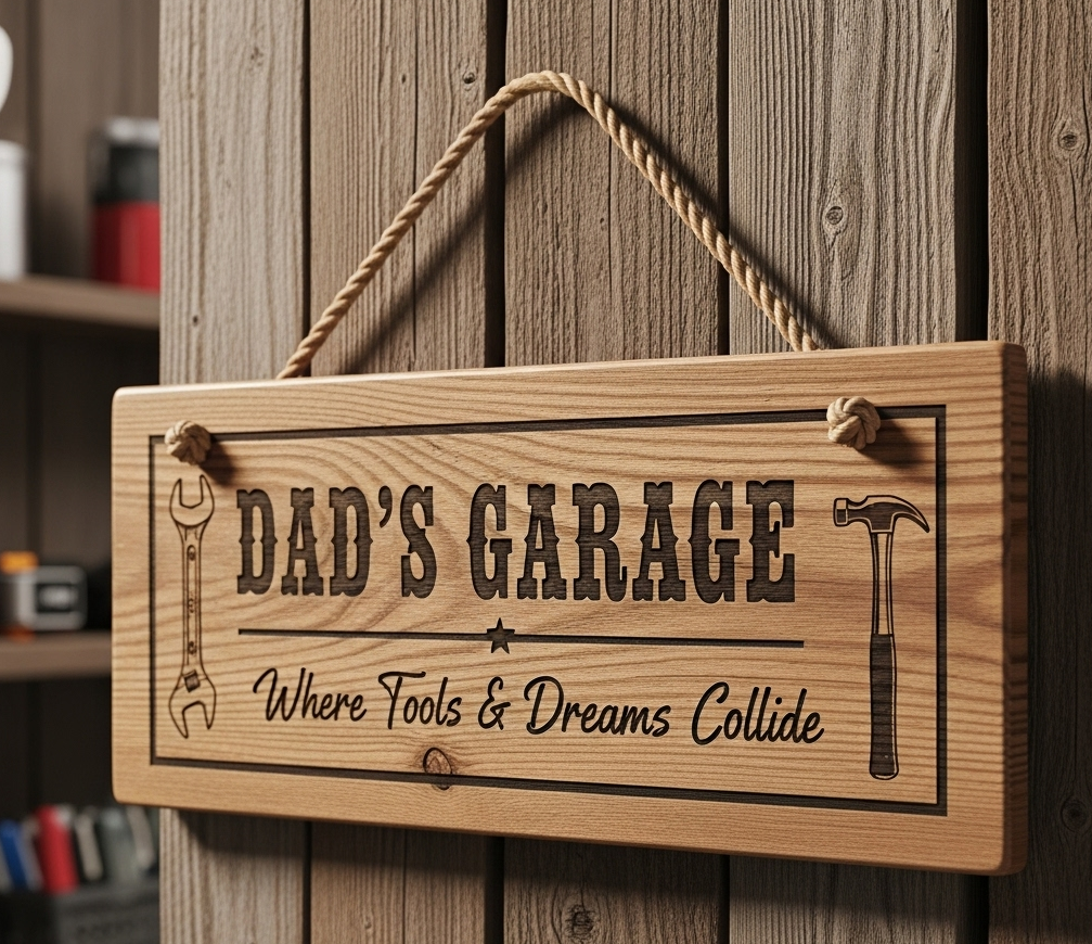 Personalized "Dad's Garage" Sign
