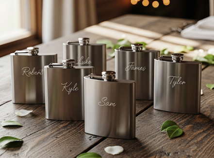 Groomsmen Flask (Sold Seperately)