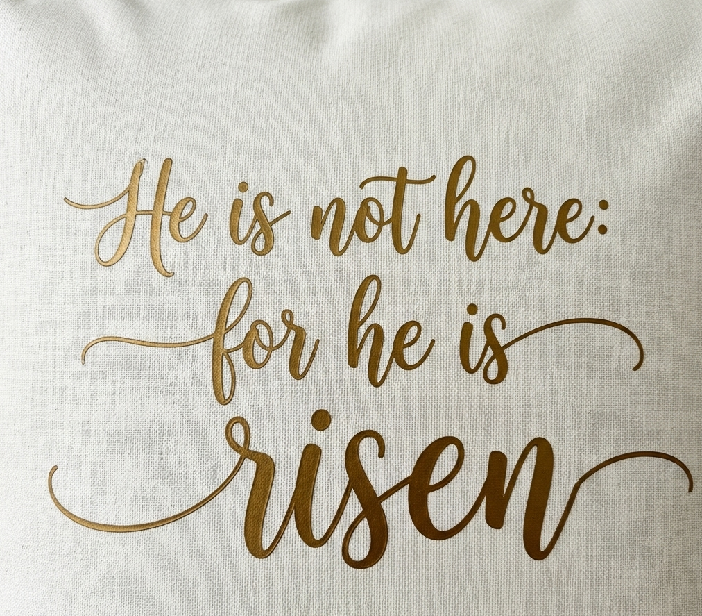 He Is Risen Decorative Pillow