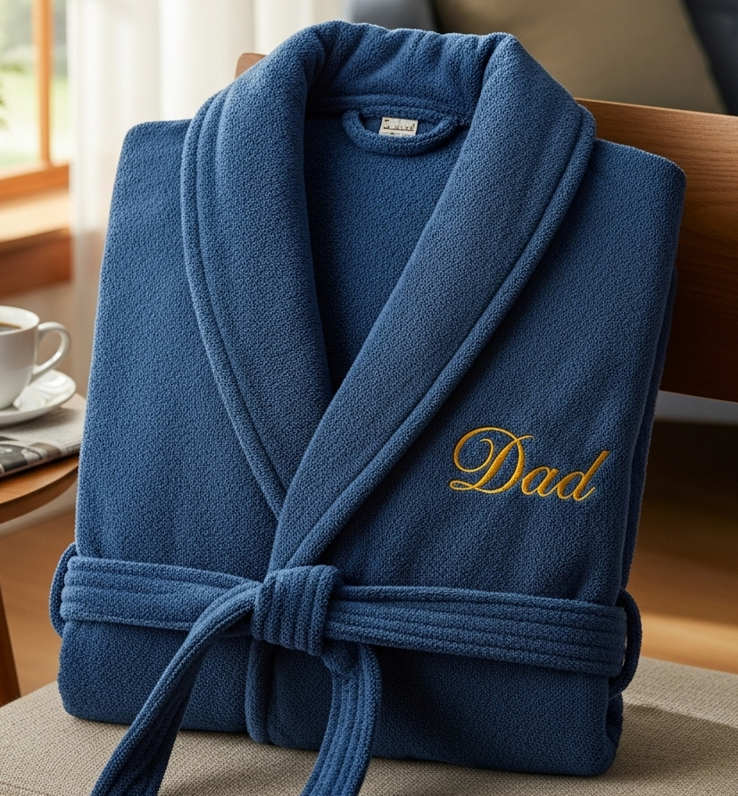 Personalized Dad Bathrobe