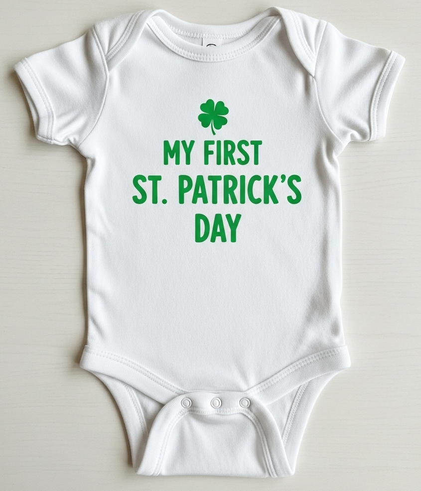 St. Patrick's Day Baby Onesie