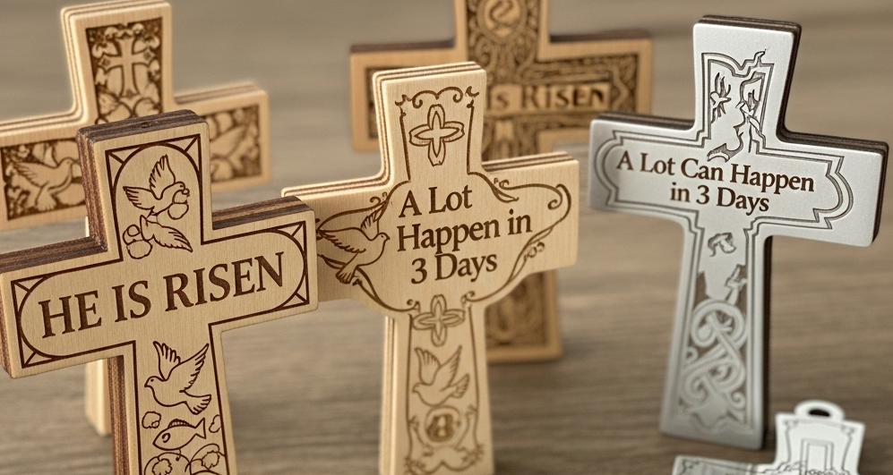 Inspirational Wooden and Metal Crosses