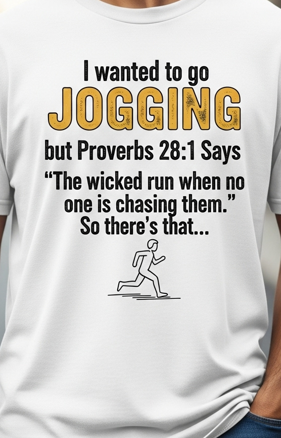 The "Jogging Excuse" T-Shirt