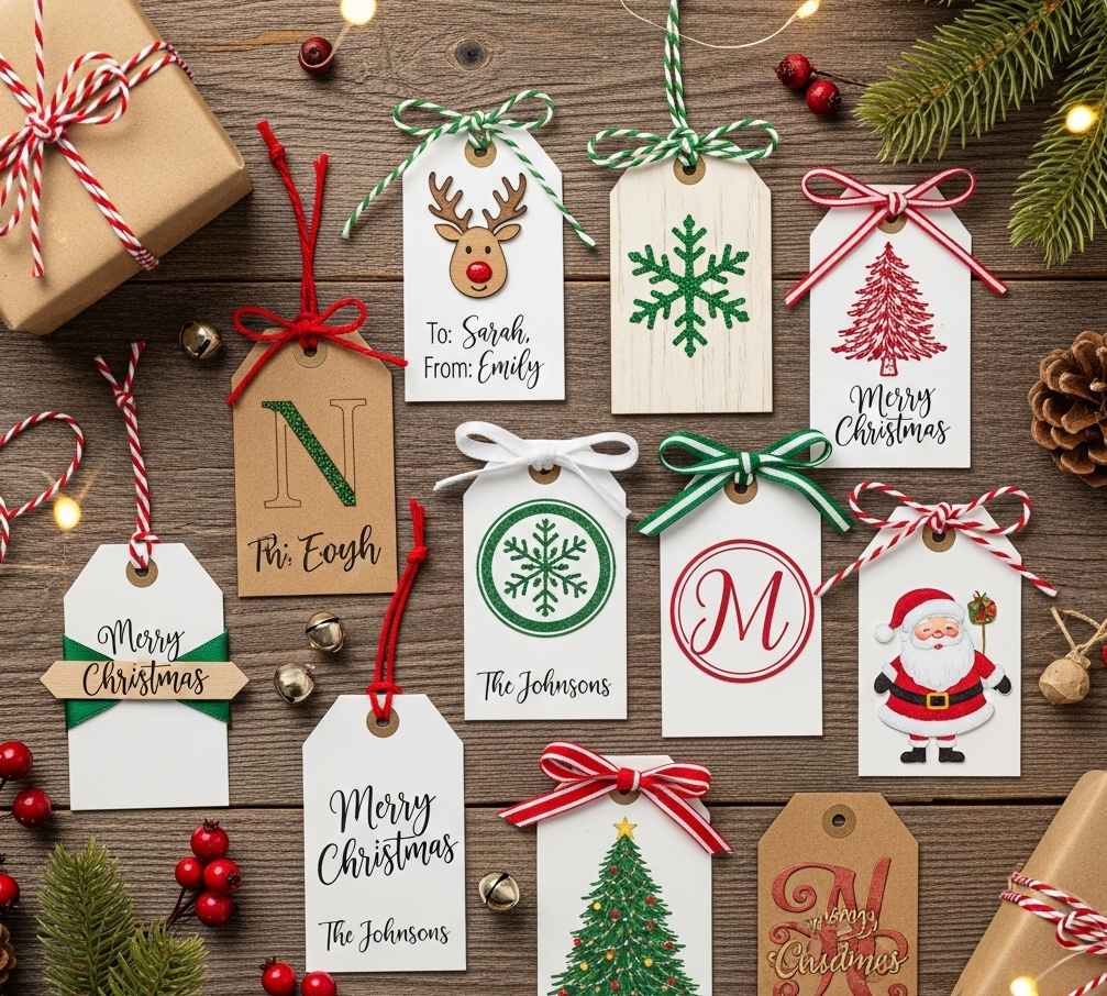 Personalized Christmas Gift Tags: The Perfect Finishing Touch