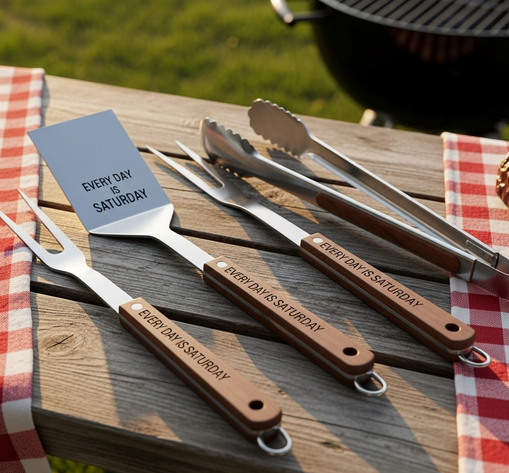 Grill Like a Retiree: The "Every Day is Saturday" BBQ Tool Set