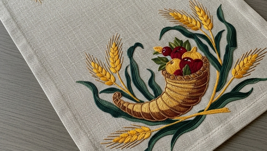Embroidered Table Runner