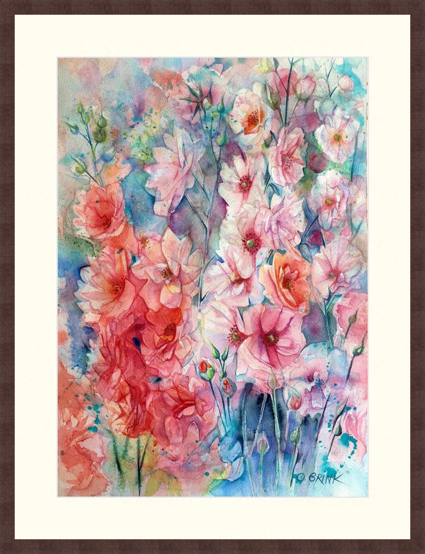 Hollyhocks