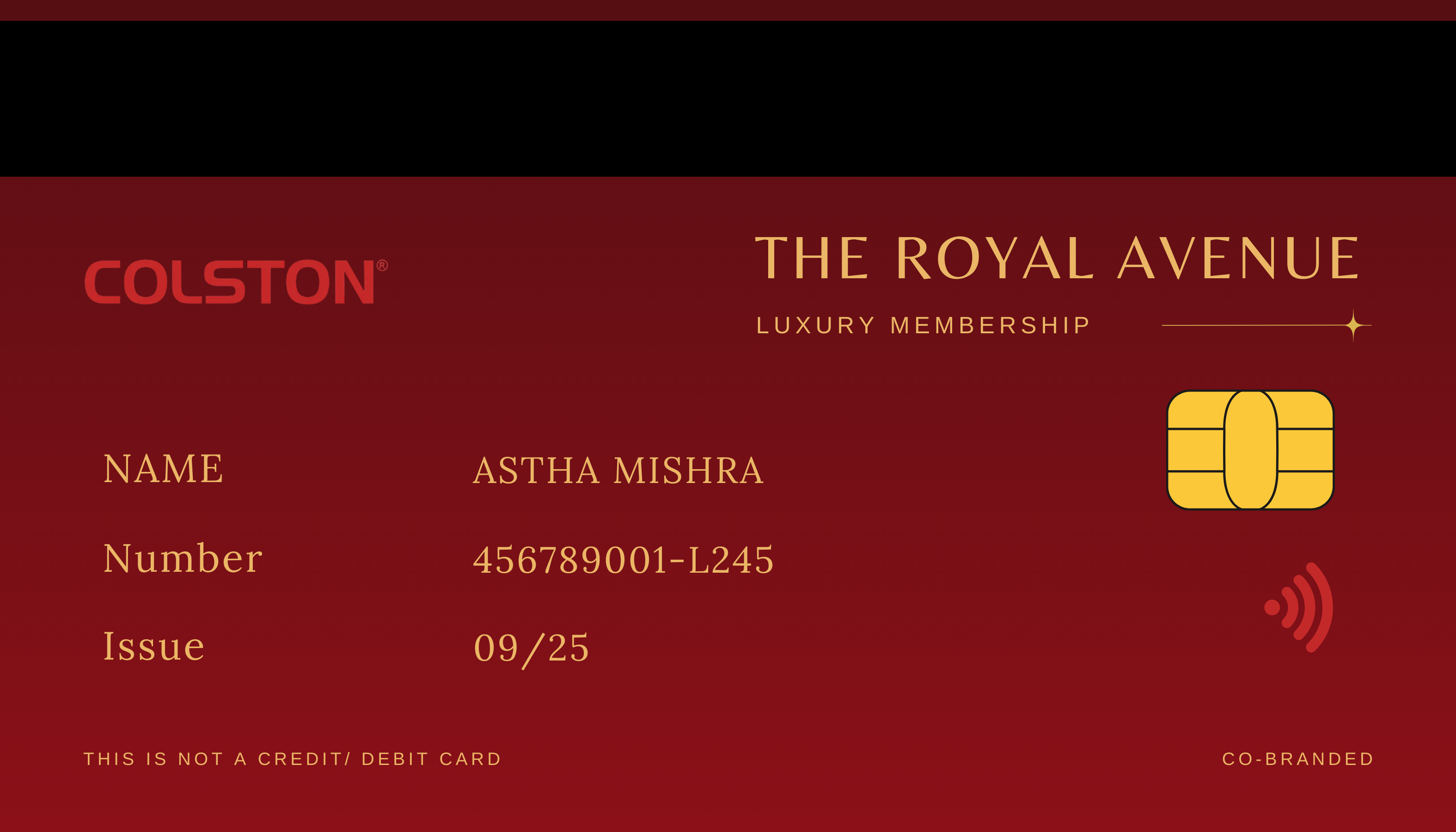 The Royal Avenue - Luxury Membership