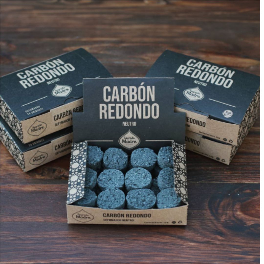 Carboncillos neutros para defumar | Sagrada Madre