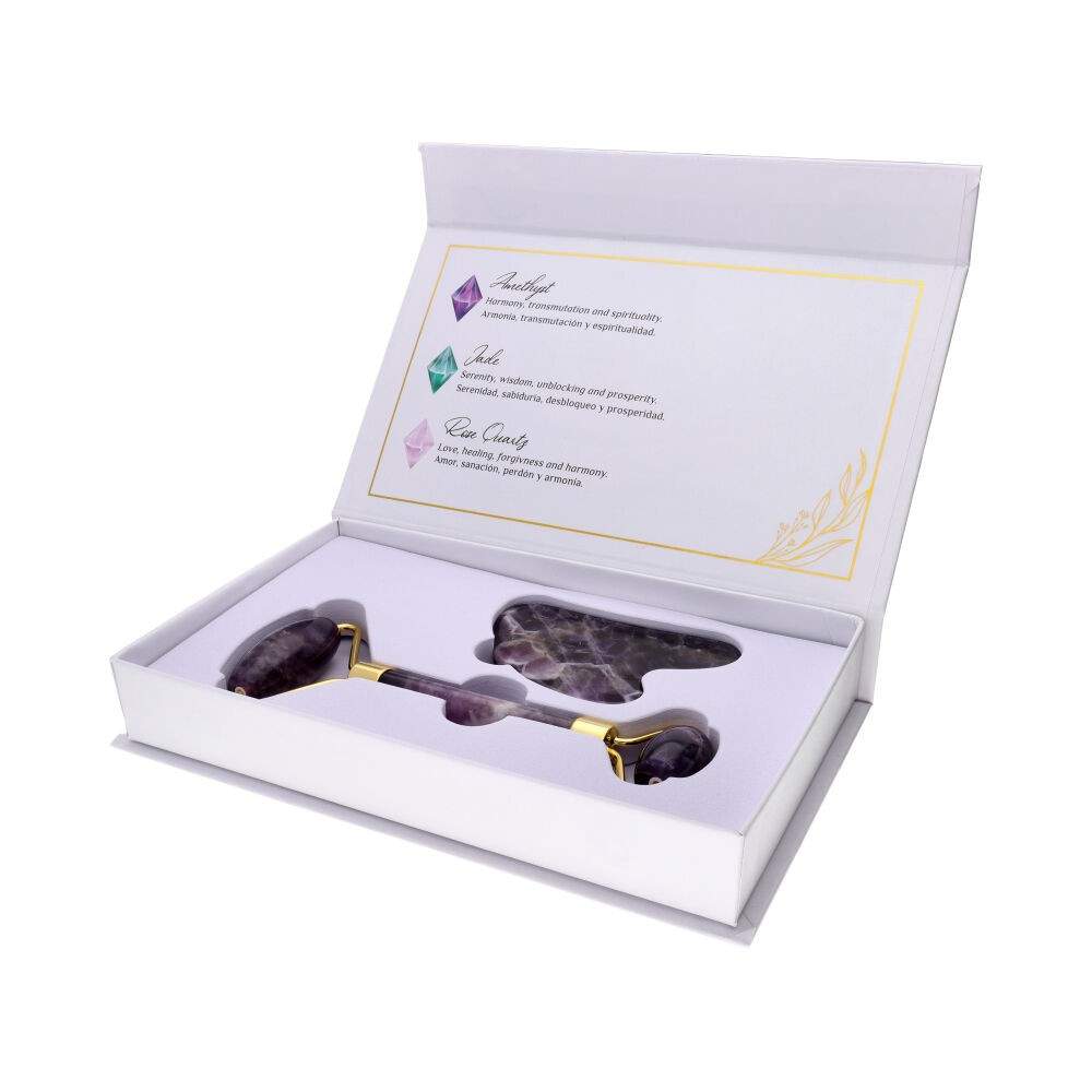 Rodillo Facial + Gua Sha | Amatista