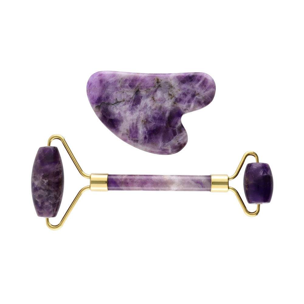 Rodillo Facial + Gua Sha | Amatista