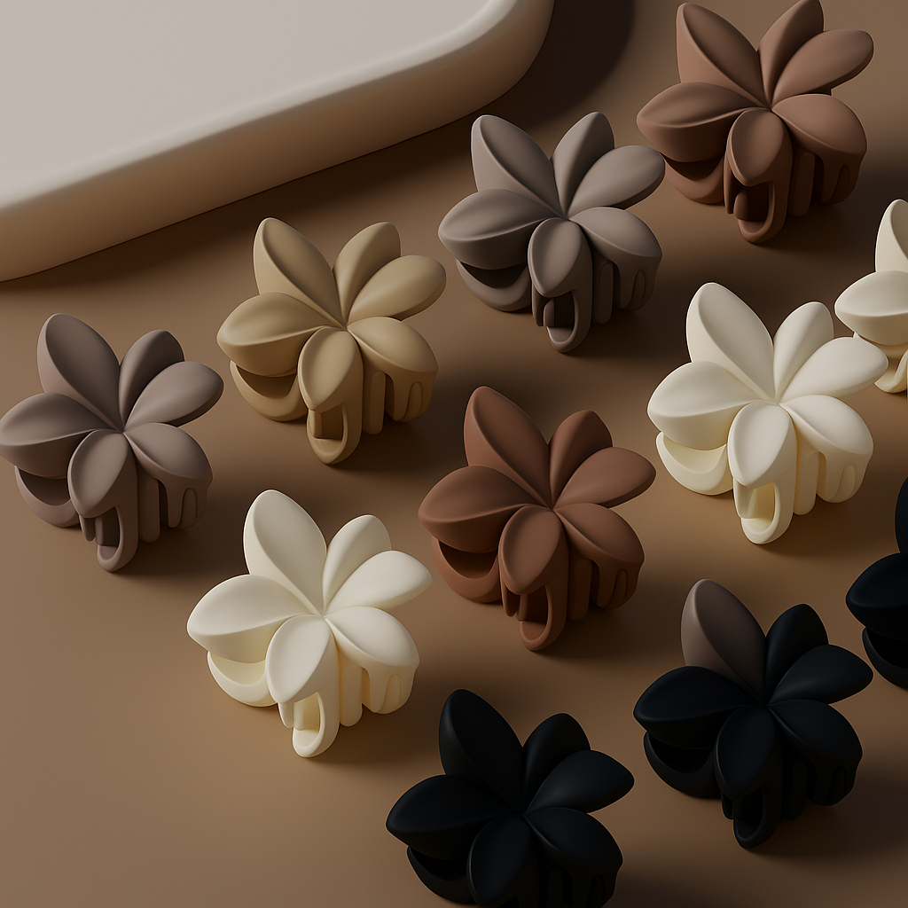 1 pcs Flower Shaped Hair Clips 🌸 --Uni Code 22--