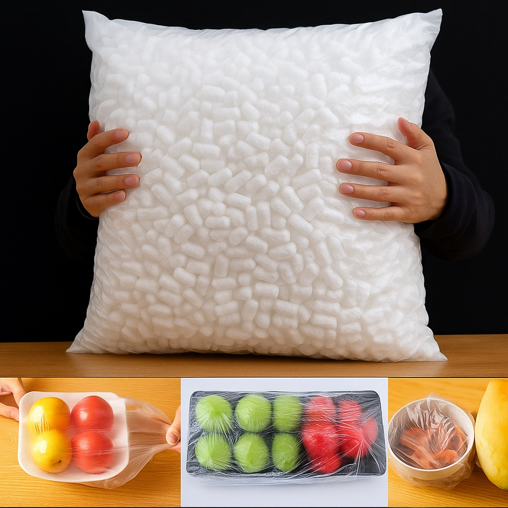 6 pcs elastic plastic food preservation film set  --Uni Code 18--