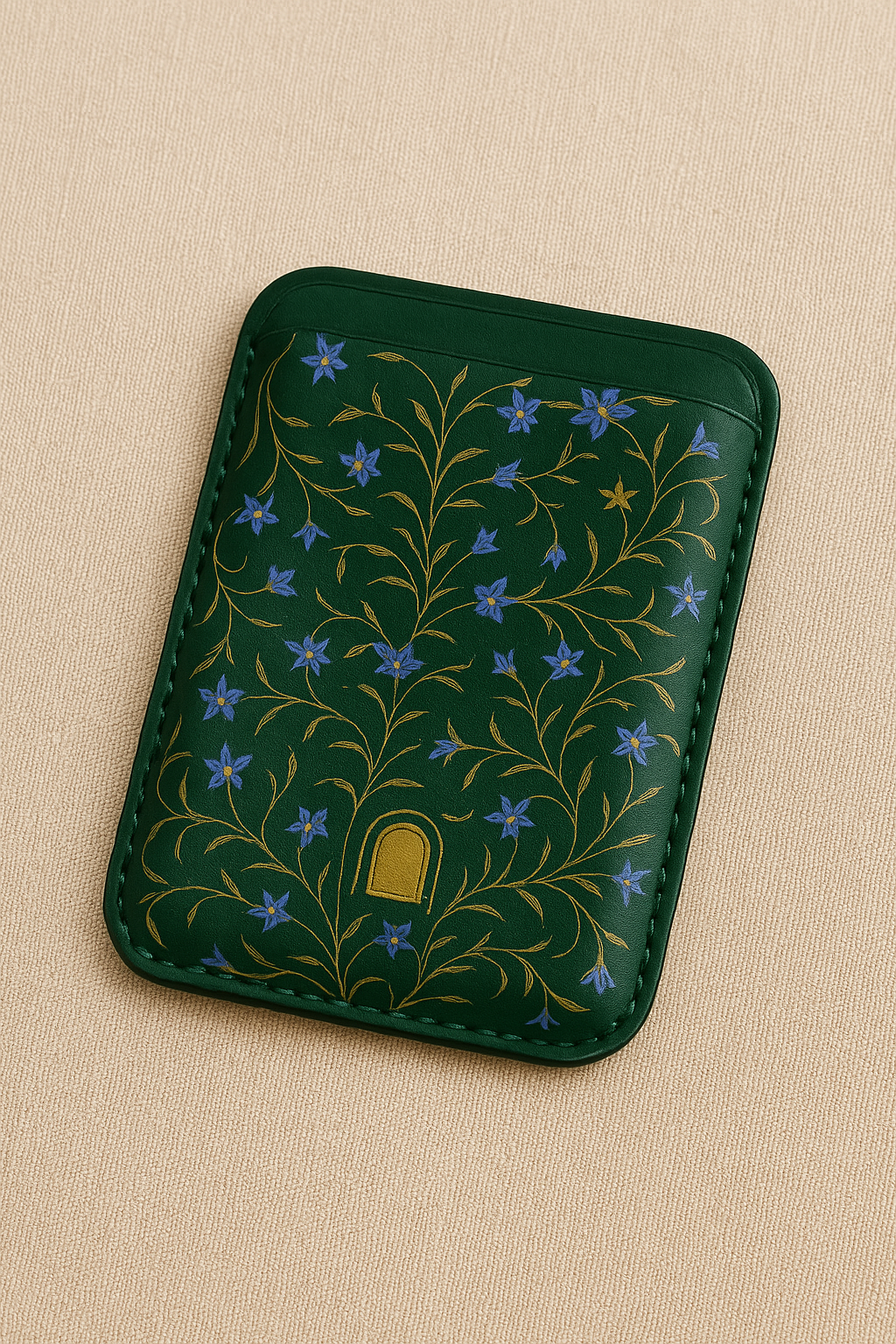 Raudhah Magsafe Wallet - Golden Bloom Edition