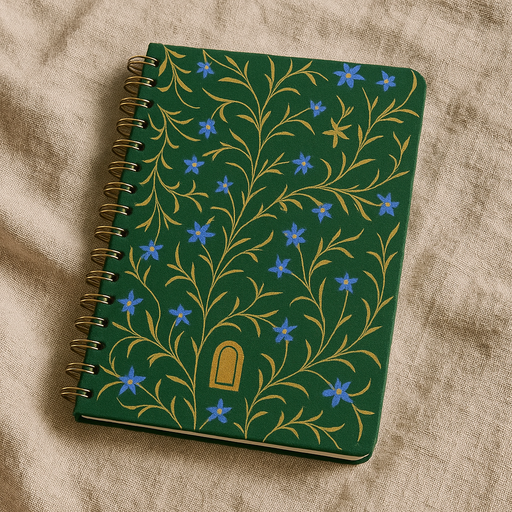 Raudhah Notebook - Golden Bloom Edition