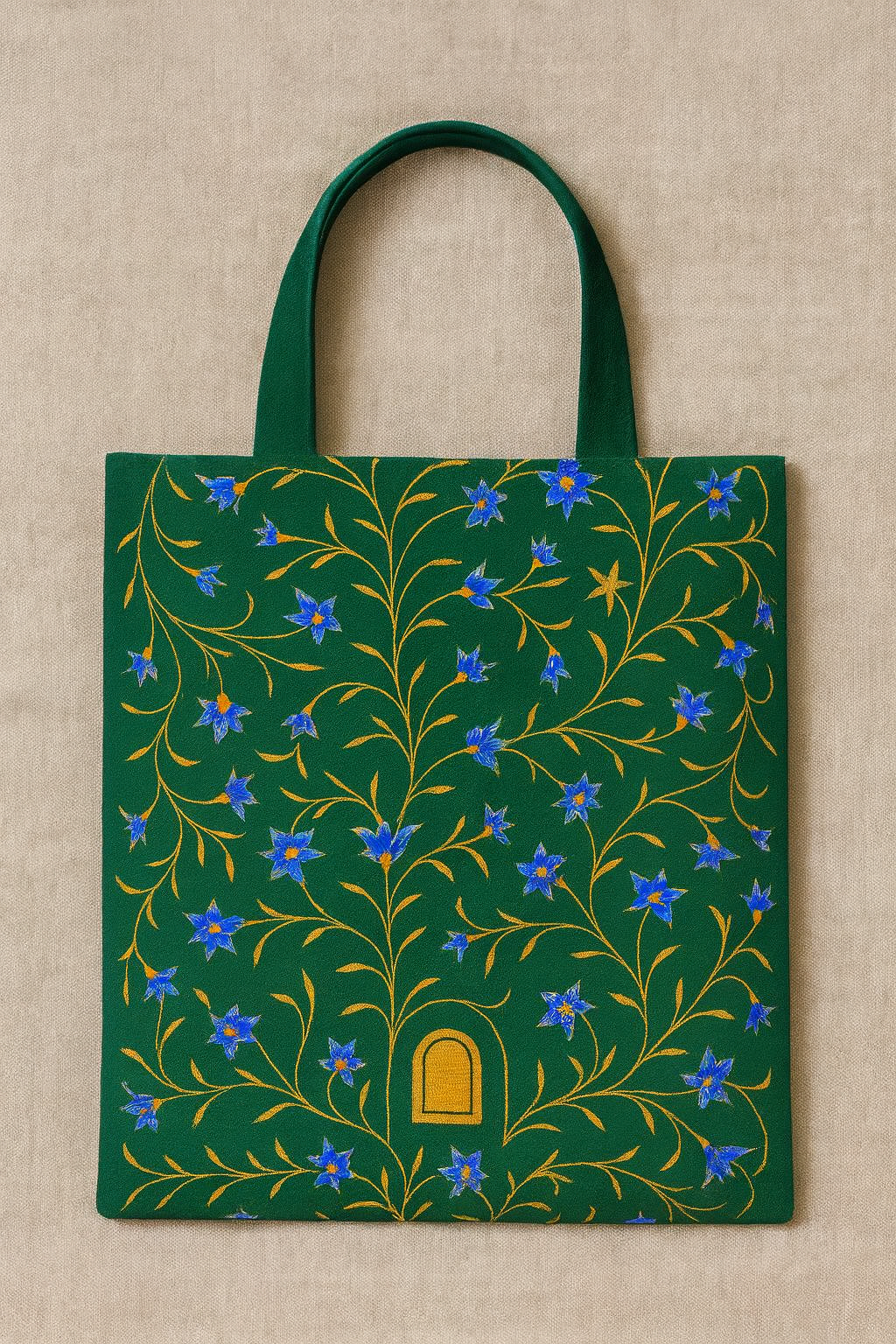Raudhah Tote Bag - Golden Bloom Edition