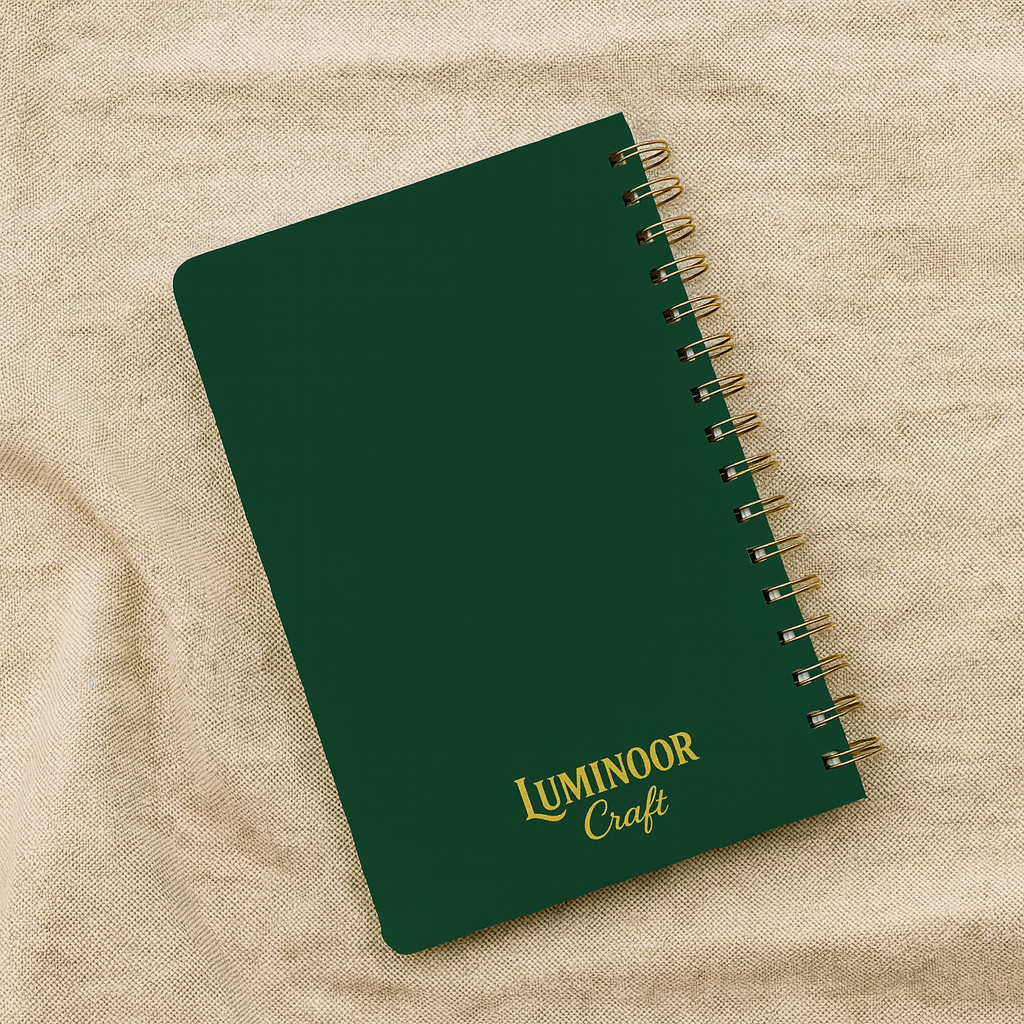 Raudhah Notebook - Golden Bloom Edition
