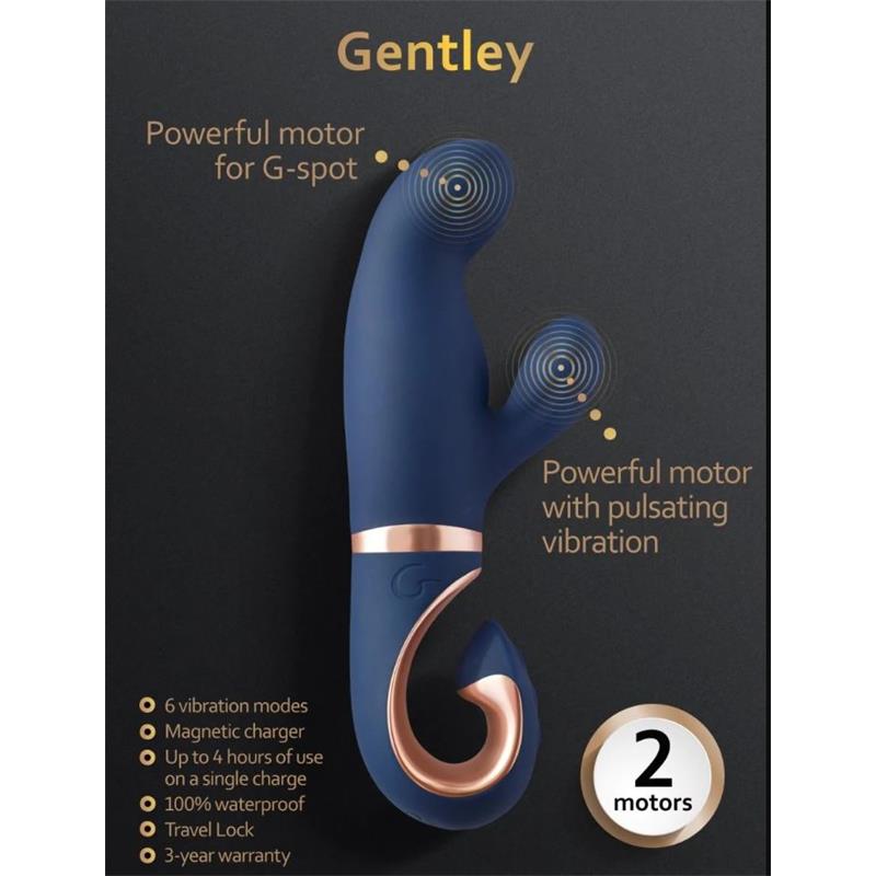 GVIBE GENTLEY VIBRADOR PUNTO G CARIBBEAN BLUE