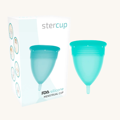 STERCUP - COPA MENSTRUAL FDA SILICONA TALLA S DIFERENTES COLORES