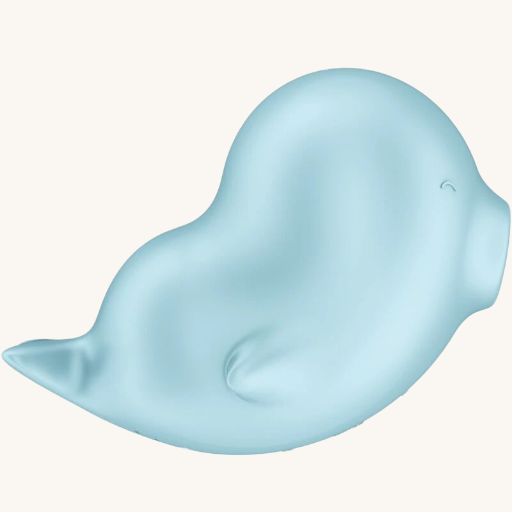 SATISFYER - SASSY SEAL ESTIMULADOR & VIBRADOR AZUL