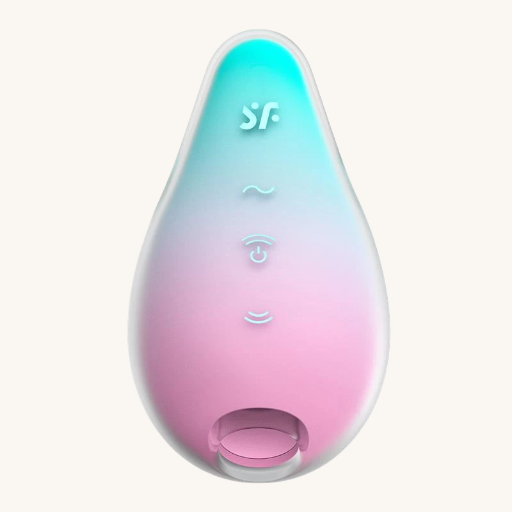 SATISFYER SUCCIONADOR DE CLÍTORIS MERMAID VIBES MENTA Y ROSA