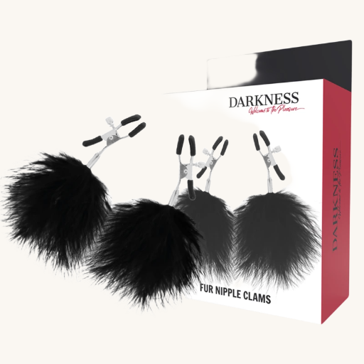 DARKNESS - PINZAS PARA PEZONES CON POMPONES 2