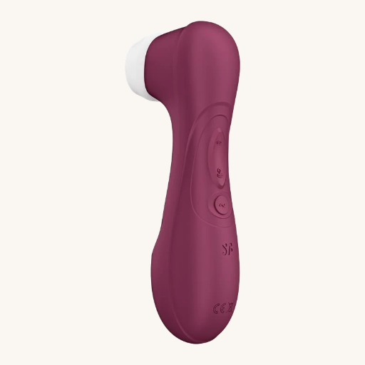 SATISFYER PRO 2 GEN 3 LIQUID AIR TECHNOLOGY SUCCIÓN Y VIBRACIÓN APP CONNECT WINE RED - ROJO VINO