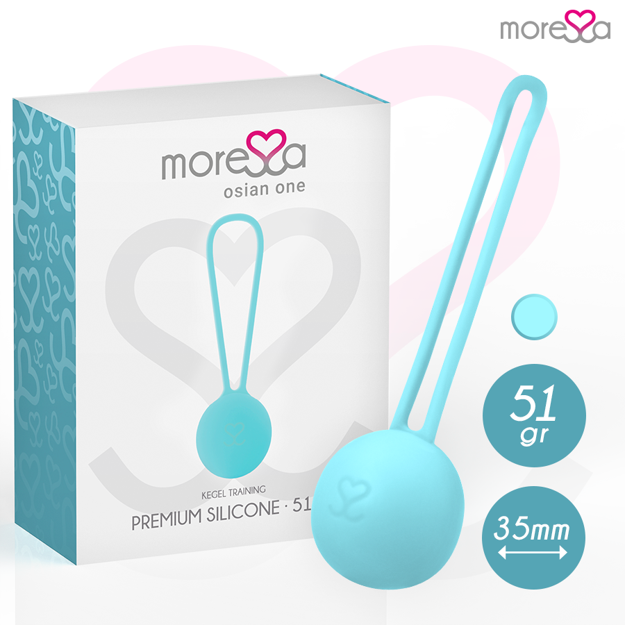 MORESSA - OSIAN ONE ENTRENAMIENTO SUELO PELVICO 51gr PREMIUM SILICONA