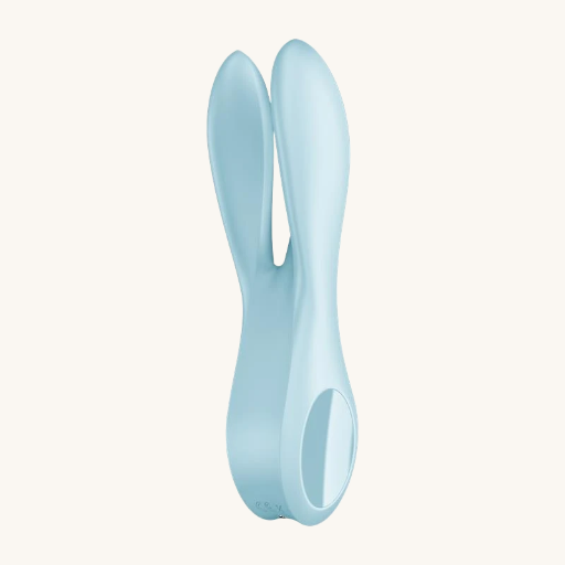 SATISFYER VIBRADOR THREESOME 1 LIGHT AZUL