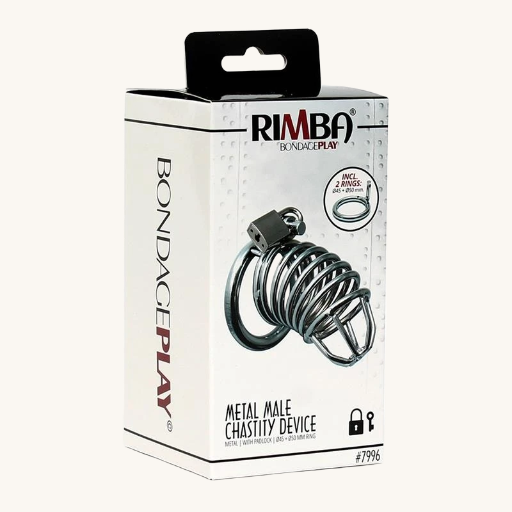BONDAGE PLAY JAULA CASTIDAD PENE 45 MM METAL