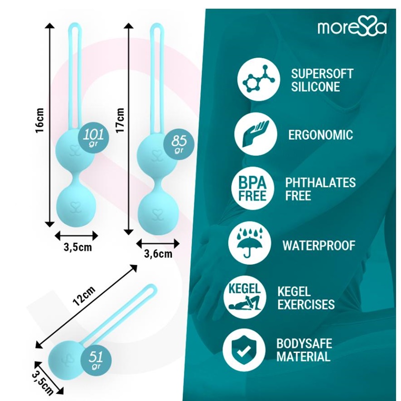 MORESSA - OSIAN SET PREMIUM SILICONA  (OSIAN ONE - 51 G | OSIAN TWO - 101 G | OSIAN THREE 85 G)