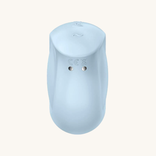 SATISFYER SUGAR RUSH SUCCIONADOR DE CLÍTORIS Y VIBRACIÓN AZUL
