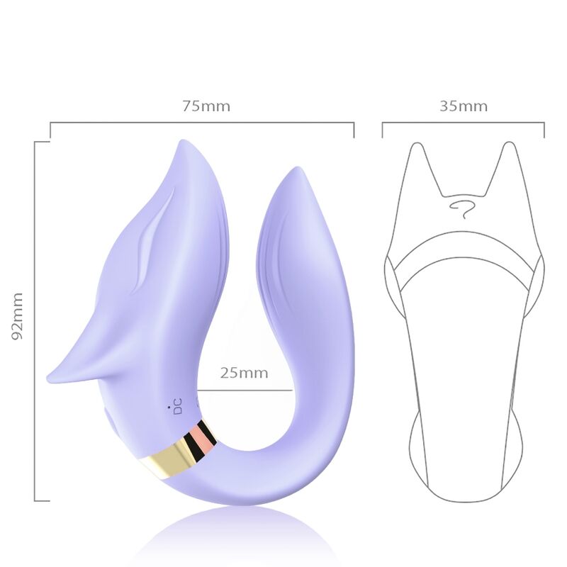 ARMONY - FOX VIBRADOR PAREJAS CONTROL REMOTO