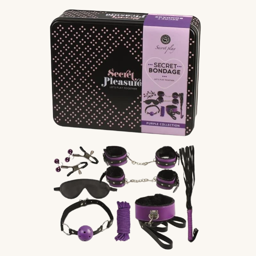 SECRET PLAY SET DE 8 PIEZAS BONDAGE