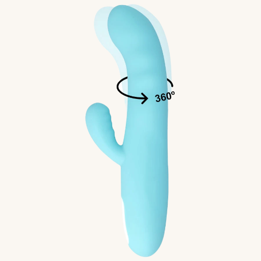 MIA - EIFFEL VIBRADOR ROTADOR AZUL TURQUESA
