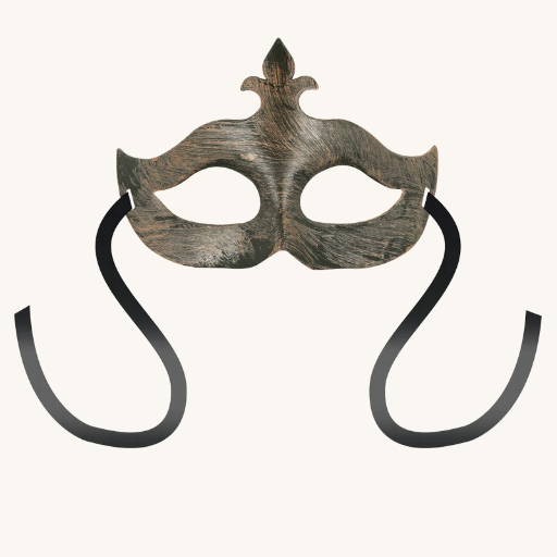 OHMAMA - MASKS ANTIFAZ ESTILO VENECIANO COBRE