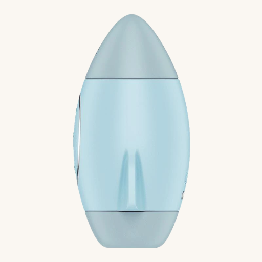 SATISFYER MISSION CONTROL SUCCIONADOR Y VIBRADOR AZUL
