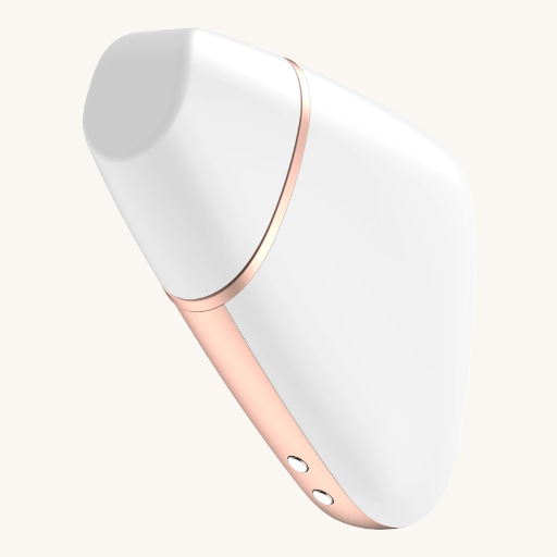 SATISFYER - LOVE TRIANGLE ESTIMULADOR Y VIBRADOR BLANCO