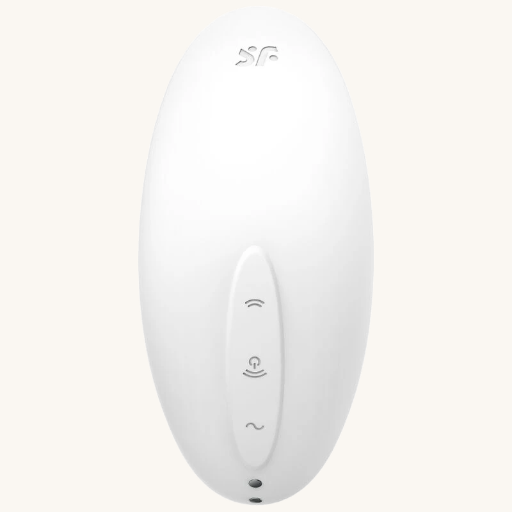 SATISFYER - VULVA LOVER 2 ESTIMULADOR Y VIBRADOR BLANCO