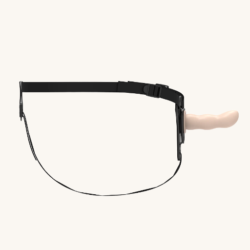 FETISH SUBMISSIVE HARNESS - SILICONA FLESH G-SPOT 12.5 CM