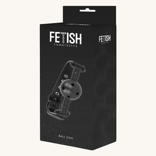 FETISH SUBMISSIVE - MORDAZA TRANSPIRABLE VEGANA