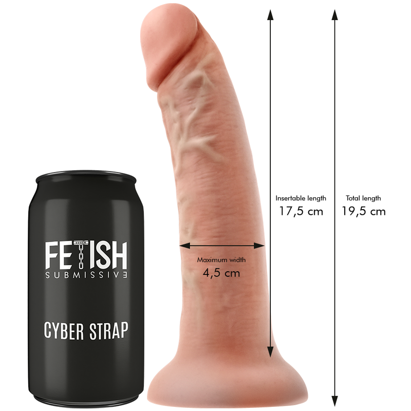  FETISH SUBMISSIVE CYBER STRAP - ARNÉS CON DILDO Y BALA CONTROL REMOTO TECNOLOGÍA WATCHME M