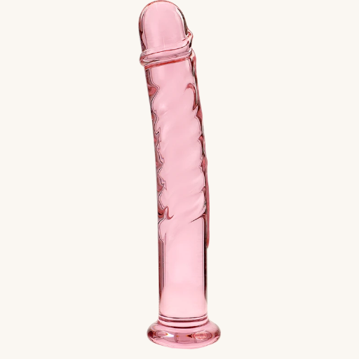 NEBULA SERIES BY IBIZA - MODELO 16 DILDO CRISTAL ROSA 18.5 CM -O- 3 CM