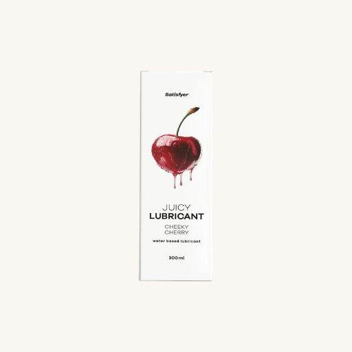 SATISFYER LUBRICANTE BASE AGUA CEREZA CHEEKY CHERRY 300 ML