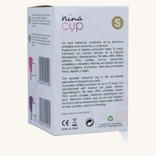 NINA KIKÍ - COPA MENSTRUAL TALLAS S Y L